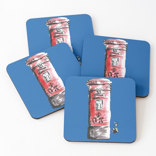 Item preview, Cartoon of English post box designed and sold by iancoppack.