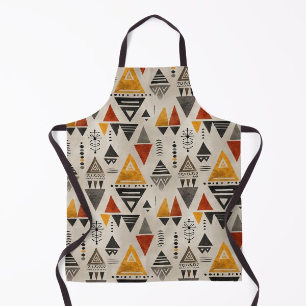 Item preview, Ancestral Triangle Motifs in Earthy Tones designed and sold by Moisky Patterns.