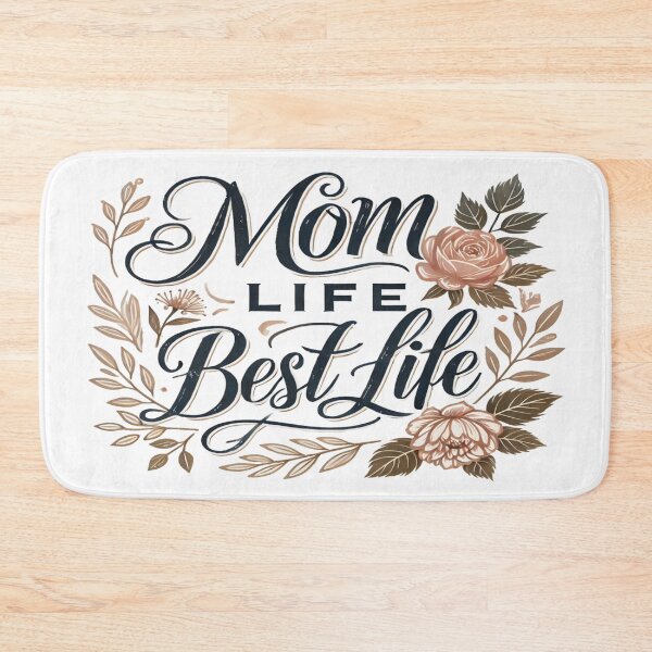 Item preview, Mom Life, Best Life – Elegant Mother's Day Gift designed and sold by Rajasekar.