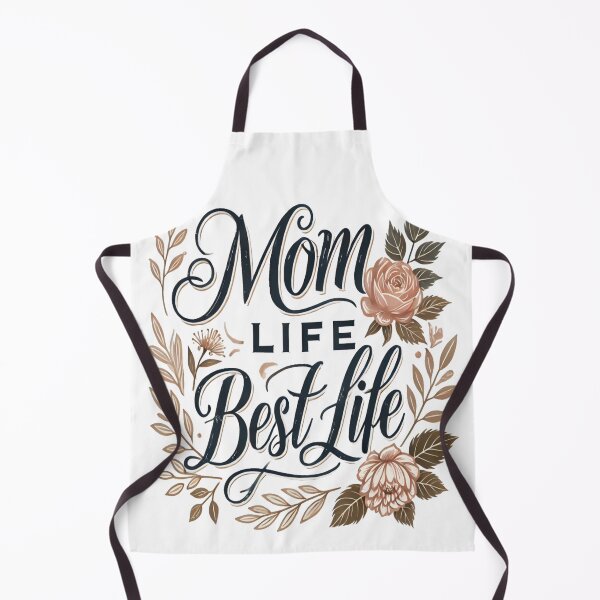 Item preview, Mom Life, Best Life – Elegant Mother's Day Gift designed and sold by Rajasekar.