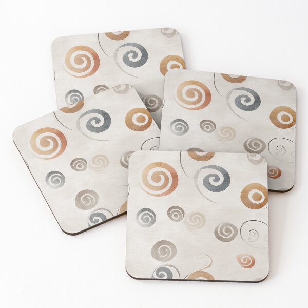 Item preview, Floating Earth Spirals on Parchment Texture designed and sold by Moisky Patterns.