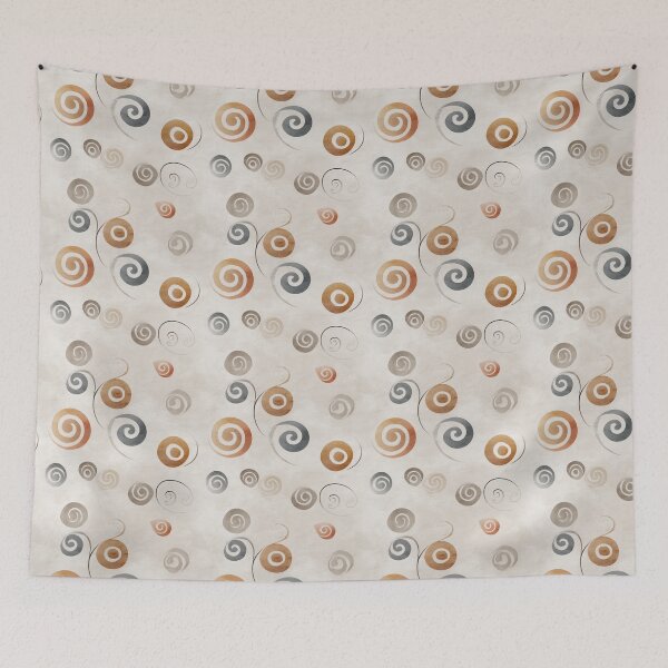Item preview, Floating Earth Spirals on Parchment Texture designed and sold by Moisky Patterns.