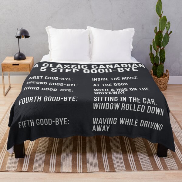 Item preview, Funny Canadian 5 Step Good Bye Relatable Canada  designed and sold by HowToCanadian.