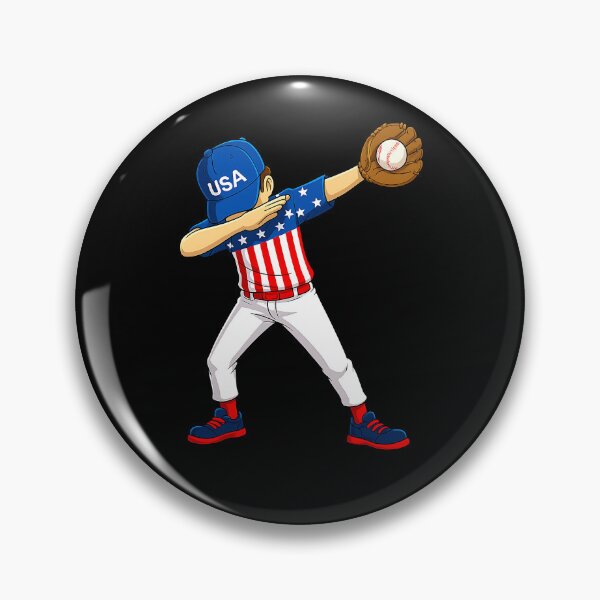Artikelvorschau, Dabbing Baseball Spieler 4. Juli USA Amerikanische Flagge Jungs entworfen und verkauft von facegm.