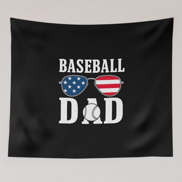 Item preview, Father's Day DAD 4th Of July Baseball DAD designed and sold by facegm.