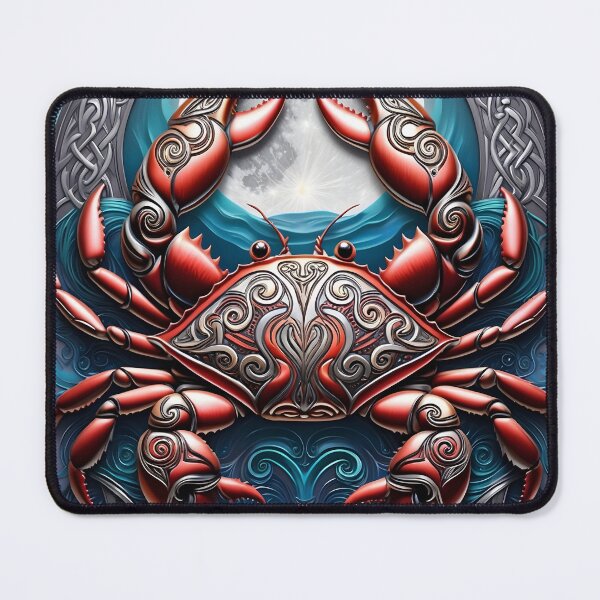 Item preview, Celtic Tribal Cancer – Lunar Crab Zodiac Art by LaLi Designs designed and sold by LaLi-Designs.