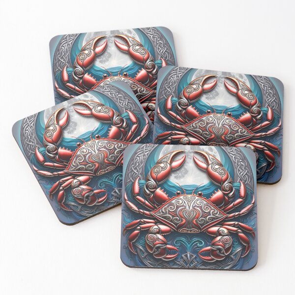 Item preview, Celtic Tribal Cancer – Lunar Crab Zodiac Art by LaLi Designs designed and sold by LaLi-Designs.