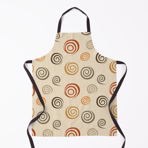 Item preview, Tribal Spiral Whorls in Clay and Charcoal designed and sold by Moisky Patterns.