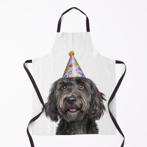 Item preview, Cute Bergamasco Sheepdog with Party Hat Birthday Celebration designed and sold by LazyOwlStore.