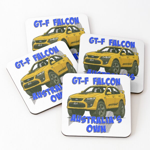 Item preview, FPV GT-F Falcon Cartoon - Australia’s Own - Bold Aussie Muscle Car Painted Look designed and sold by Michael van der Hoorn.