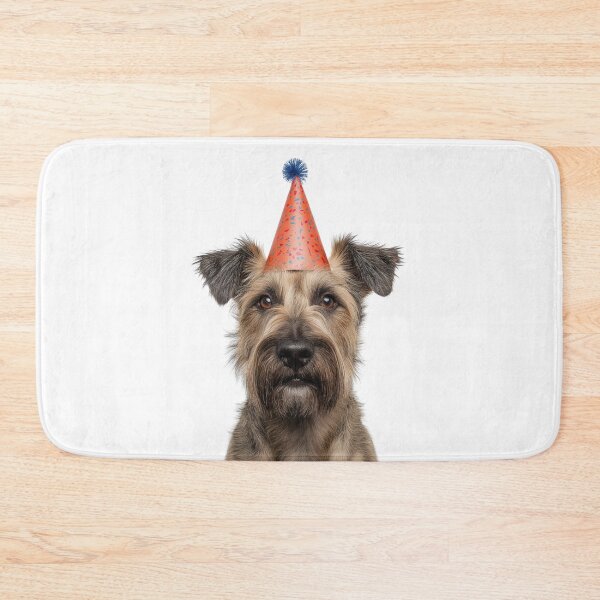 Item preview, Cute Berger Picard dog with Party Hat Birthday Celebration designed and sold by LazyOwlStore.