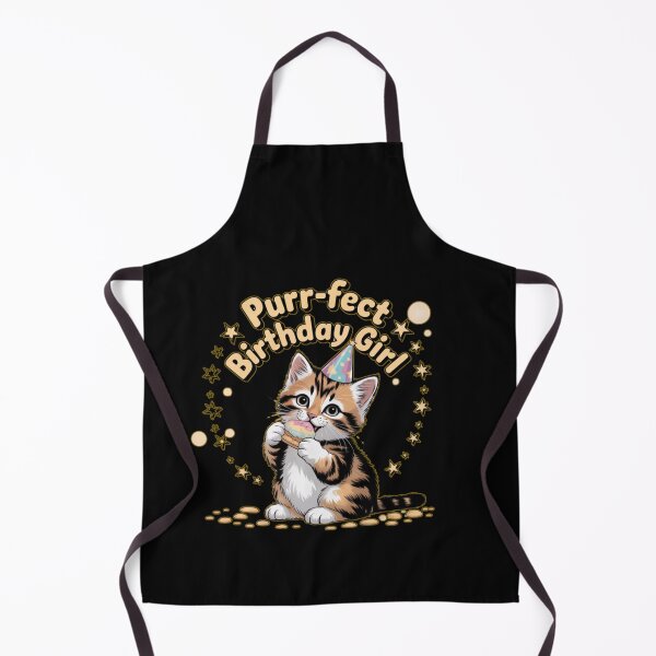 Item preview, Purrfect Birthday Girl Cute Cat Lover Party Design for Kitty Fans designed and sold by Nzgiftsandmore.