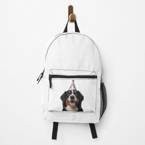 Item preview, Cute Bernese Mountain dog with Party Hat Birthday Celebration designed and sold by LazyOwlStore.