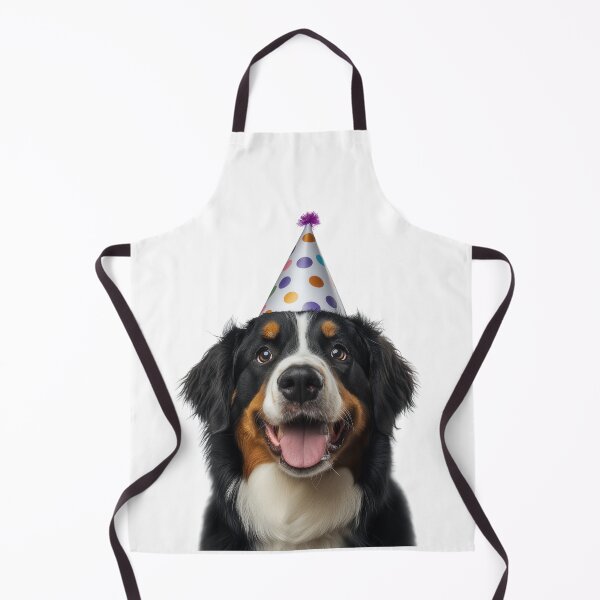 Artikelvorschau, Niedlicher Berner Sennenhund mit Partyhut Geburtstagsfeier entworfen und verkauft von LazyOwlStore.