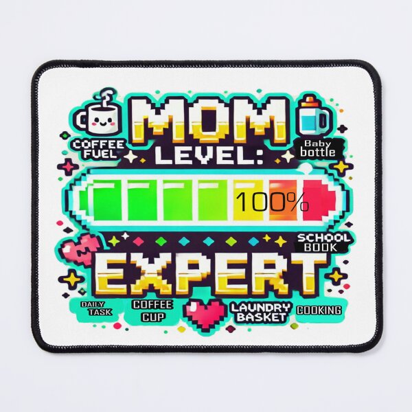 Item preview, Mom Level: Expert – The Ultimate Mother’s Day Gift! designed and sold by Rajasekar.