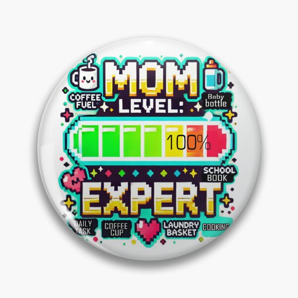 Item preview, Mom Level: Expert – The Ultimate Mother’s Day Gift!  designed and sold by Rajasekar.