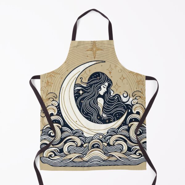 Item preview, Goddess of the Moon – Mystical Celestial Art designed and sold by Roberta Calabrese.