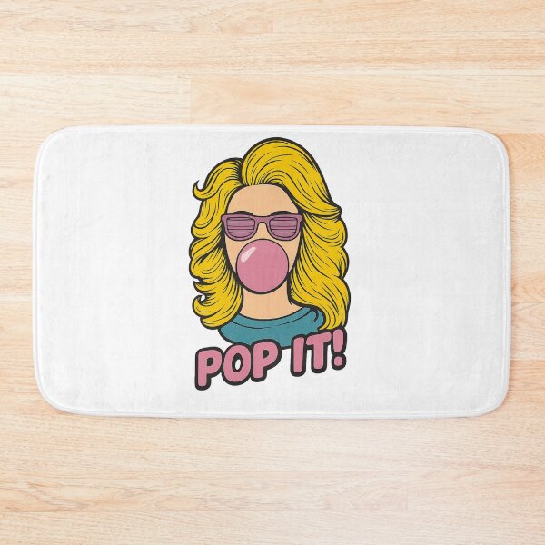 Item preview, Pop It Girl – Retro Pop Art Bubblegum Vibes designed and sold by Asbiell.