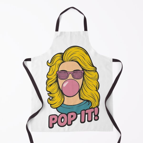 Item preview, Pop It Girl – Retro Pop Art Bubblegum Vibes designed and sold by Asbiell.