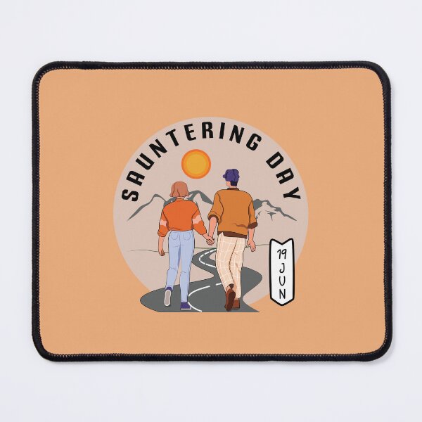 Item preview, 19 June Sauntering Day - Wacky Holidays designed and sold by ChemicalXShop.