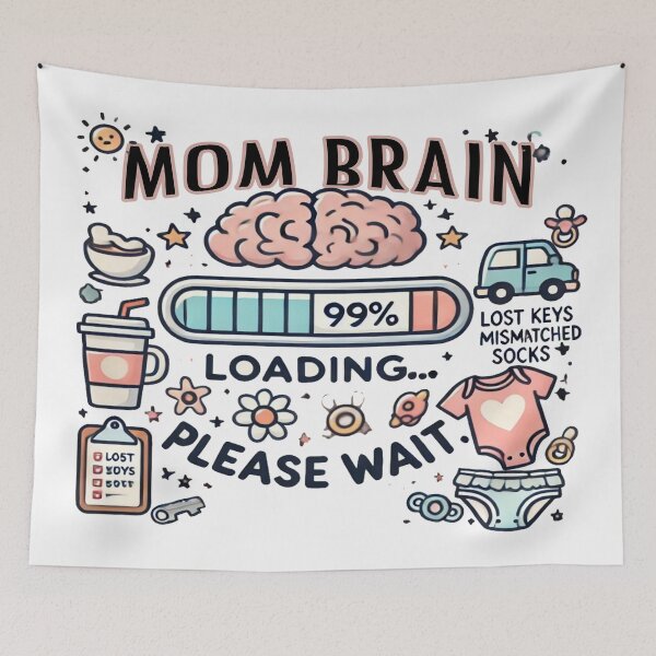 Item preview, Mom Brain Loading – The Best Momma Life Gift! designed and sold by Rajasekar.