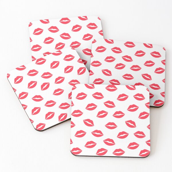 Item preview, Vibrant Red Lips Seamless Pattern Design designed and sold by quickkdesign.