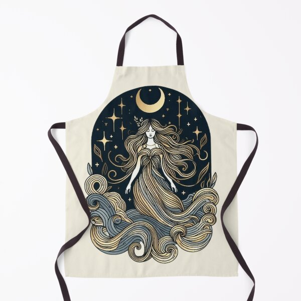 Item preview, Goddess of the Moon – Mystical Celestial Art designed and sold by Roberta Calabrese.