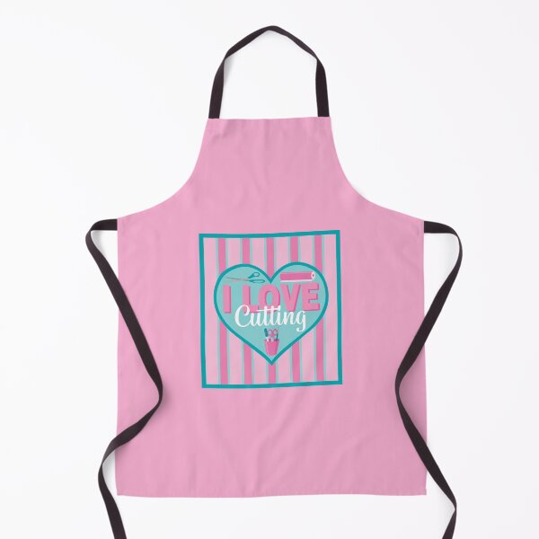Item preview, Fabric Panels I Love Cutting - PINK AND BLUE designed and sold by StellarFX.