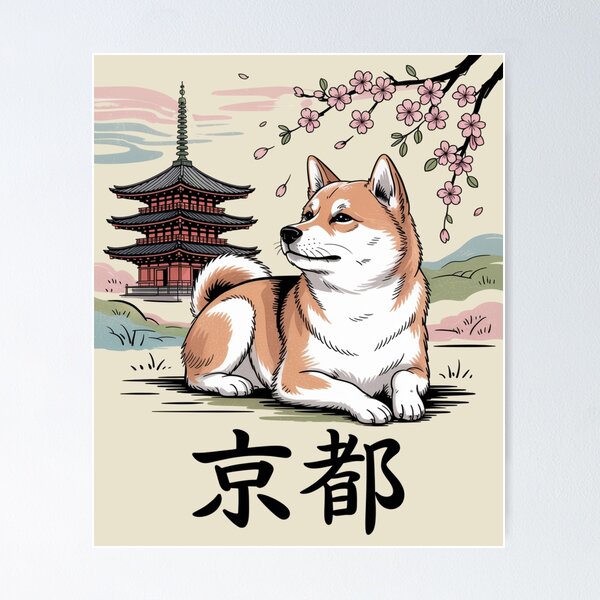 Item preview, Kyoto Pup designed and sold by GemiGarp.