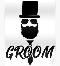 Groom Bachelor Party Design Shirt Poster