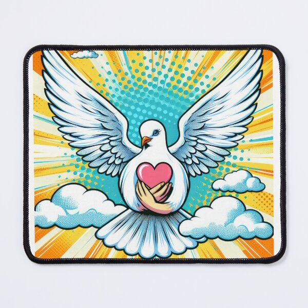 Item preview,  Superhero angel  white dove peace  in the sky,Angel,angel art,divine power,Superhero designed and sold by Expressions-Sel.