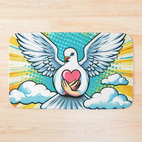 Item preview,  Superhero angel  white dove peace  in the sky,Angel,angel art,divine power,Superhero designed and sold by Expressions-Sel.