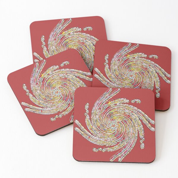 Item preview, Swirl Fractal Vortex Design Abstract Red Oriental designed and sold by DianeBP.