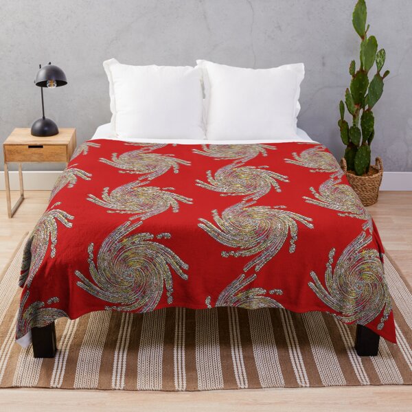 Item preview, Swirl Fractal Vortex Design Abstract Red Oriental designed and sold by DianeBP.