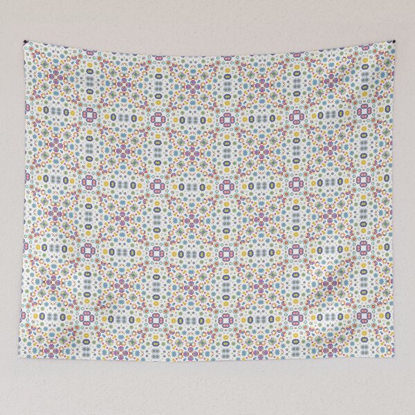 Item preview, floral colorful lovely things chromatic seamless repeat pattern designed and sold by Abrahamjrnd.