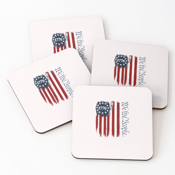 Item preview, Patriotic 1776 We The People USA Vintage Old American Flag designed and sold by diyoor.
