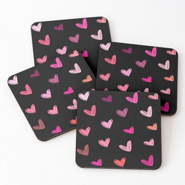 Item preview, Pack of Pink Hearts - Shapes Edition designed and sold by LittleFilmStore.