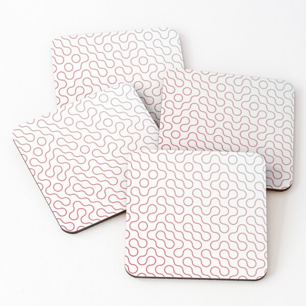 Item preview, Retro Futuristic Wave Pattern – Red Gradient Design designed and sold by Emanova9.