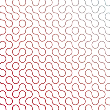 Artwork thumbnail, Retro Futuristic Wave Pattern – Red Gradient Design by Emanova9