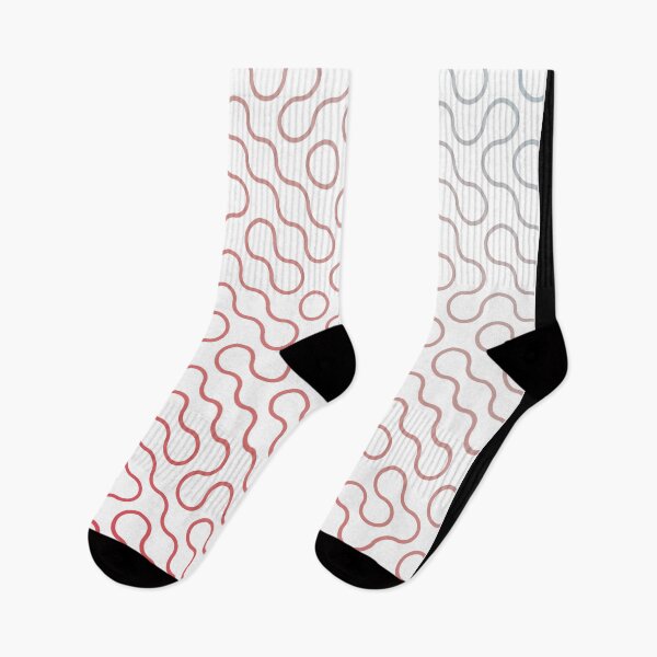 Aperçu de l'œuvre Motif vague rétro-futuriste – Dégradé rouge créée et vendue par Emanova9.