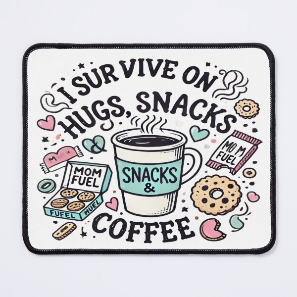 Item preview, Mom Fuel – Hugs, Snacks & Coffee designed and sold by Rajasekar.