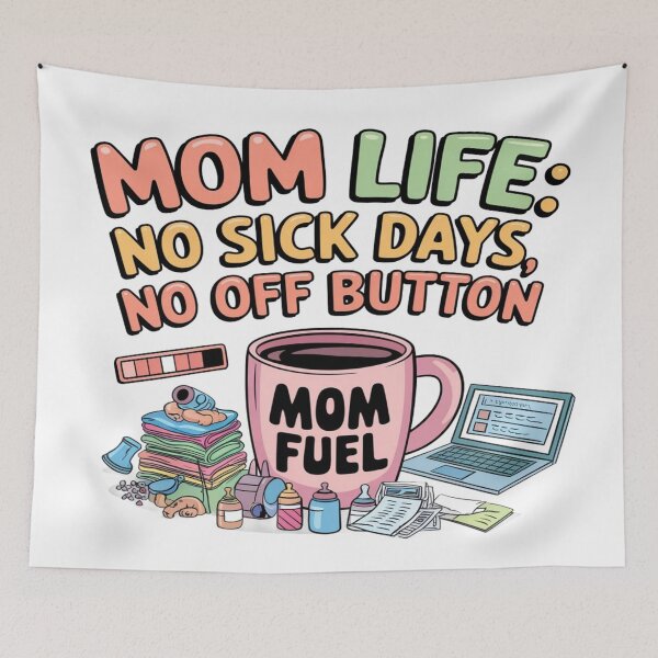 Item preview, Mom Life: No Off Button – Best Momma Gift  designed and sold by Rajasekar.