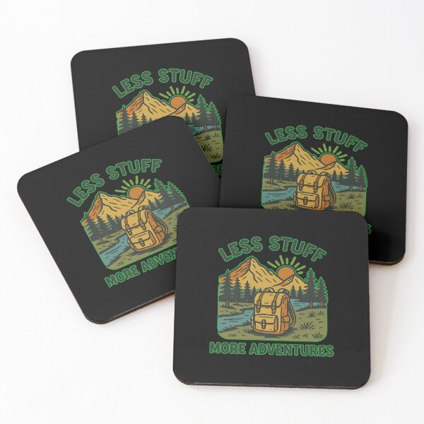 Item preview, Less stuff - more adventures designed and sold by Ambient Mind Design.