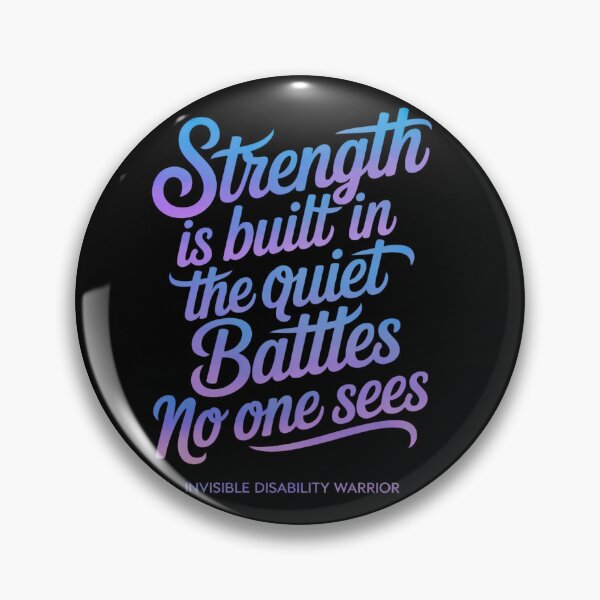 Item preview, Invisible Disability Warrior designed and sold by MadCatPrints.