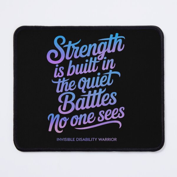 Item preview, Invisible Disability Warrior designed and sold by MadCatPrints.
