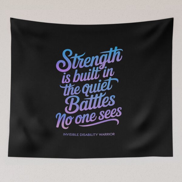 Item preview, Invisible Disability Warrior designed and sold by MadCatPrints.