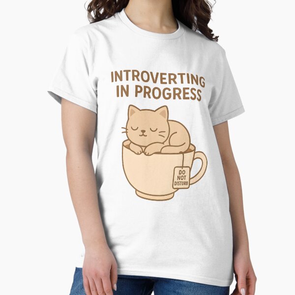 Item preview, Gemütliche Katze schläft in Teetasse – Bitte nicht stören Neutrale Kunst designed and sold by ArtbotsGallery.