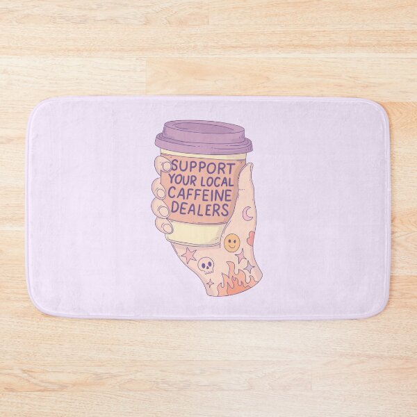 Item preview, Support Your Local Caffeine Dealers Tattoo Coffee Aesthetic designed and sold by Jess.a.creates.