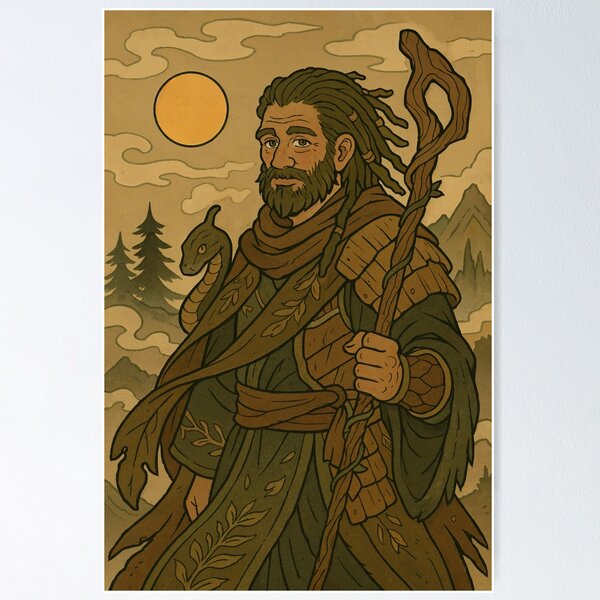 Item preview, The Serpent Druid designed and sold by SuperNovaDesigns.