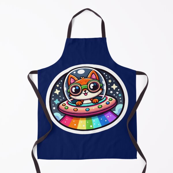 Item preview, UFO Rainbow Fox designed and sold by ArtistEmbrace.